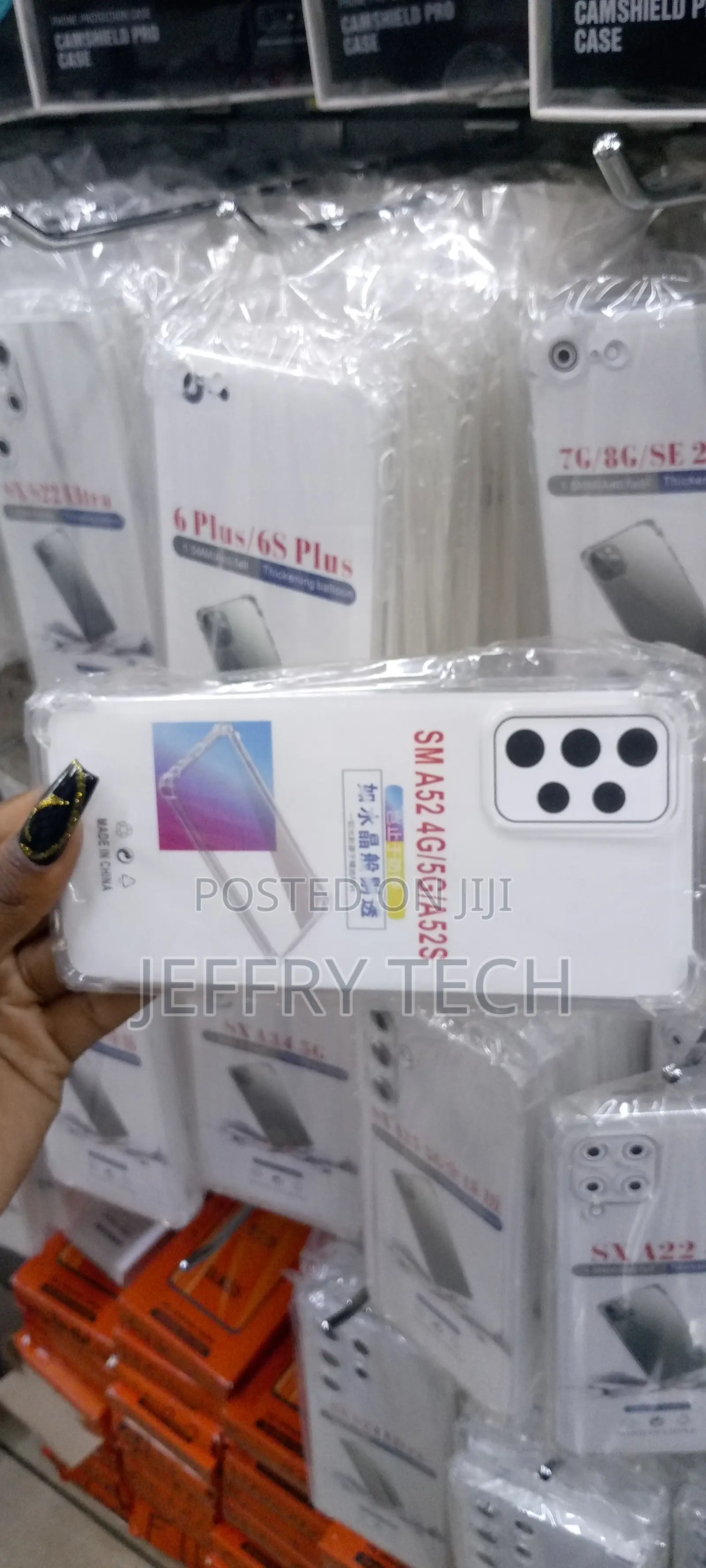 HOOMIL for Samsung Galaxy A52 / A52S Case Clear [Anti-Yellow