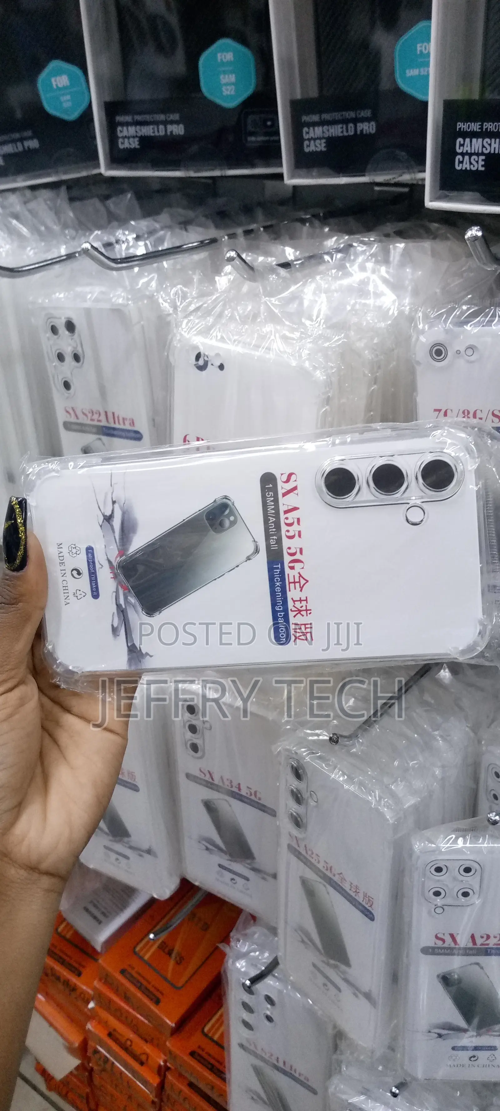 Oterkin for Samsung Galaxy A55 5G Case Clear,[20X Anti-Yello