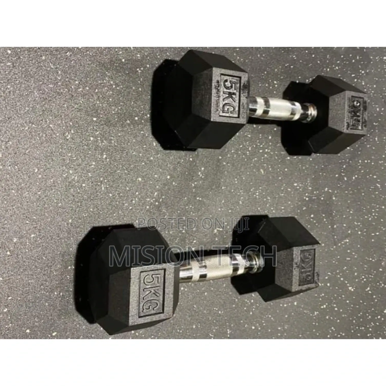 5kgs Hexagonal Dumbells