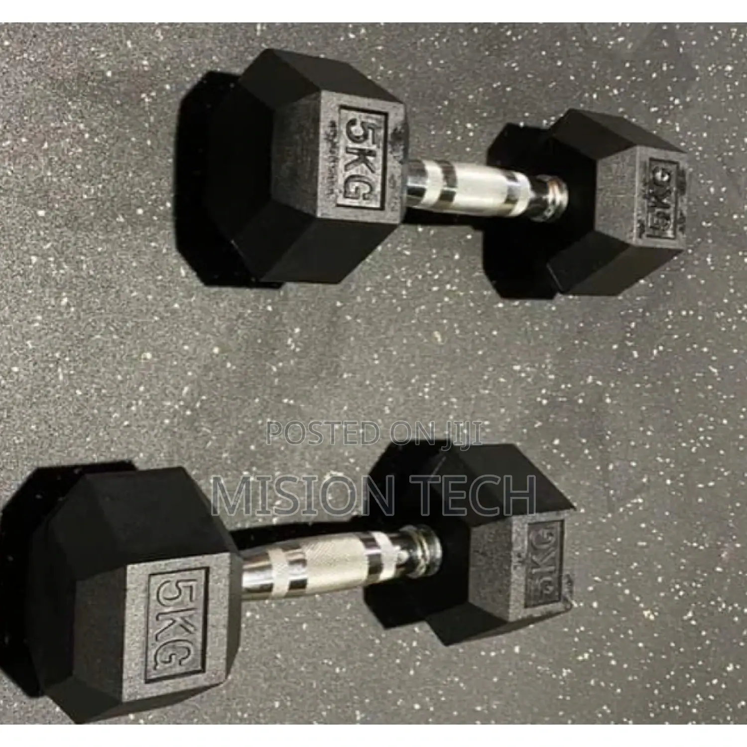 5kg Pair Fixed(Hexagon Shaped) Dumbbells