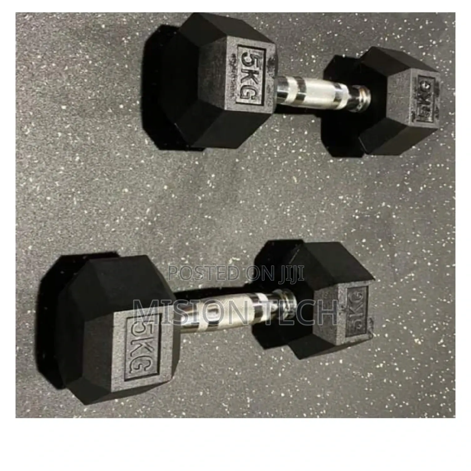 5kgs Hexagonal Dumbells /Hexagonal Dumbbells