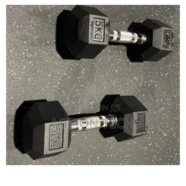5kgs Hexagonal Dumbells /Hexagonal Dumbbells