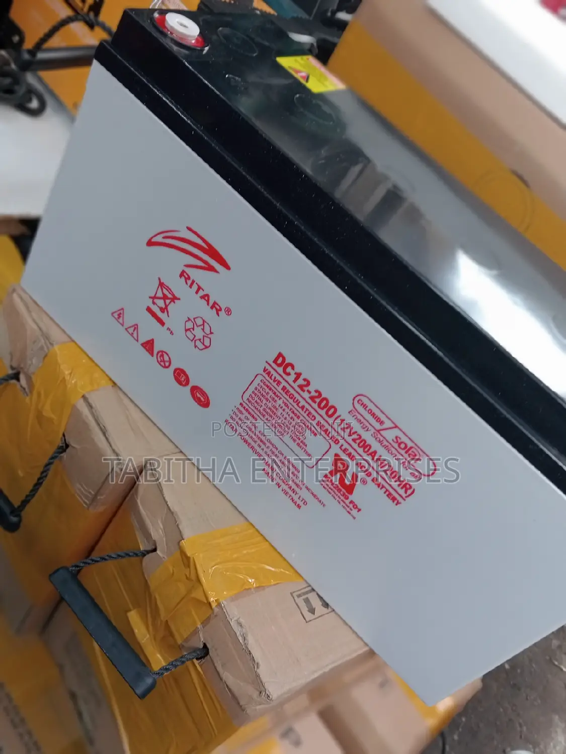 12vts200ah Ritar Solar Battery