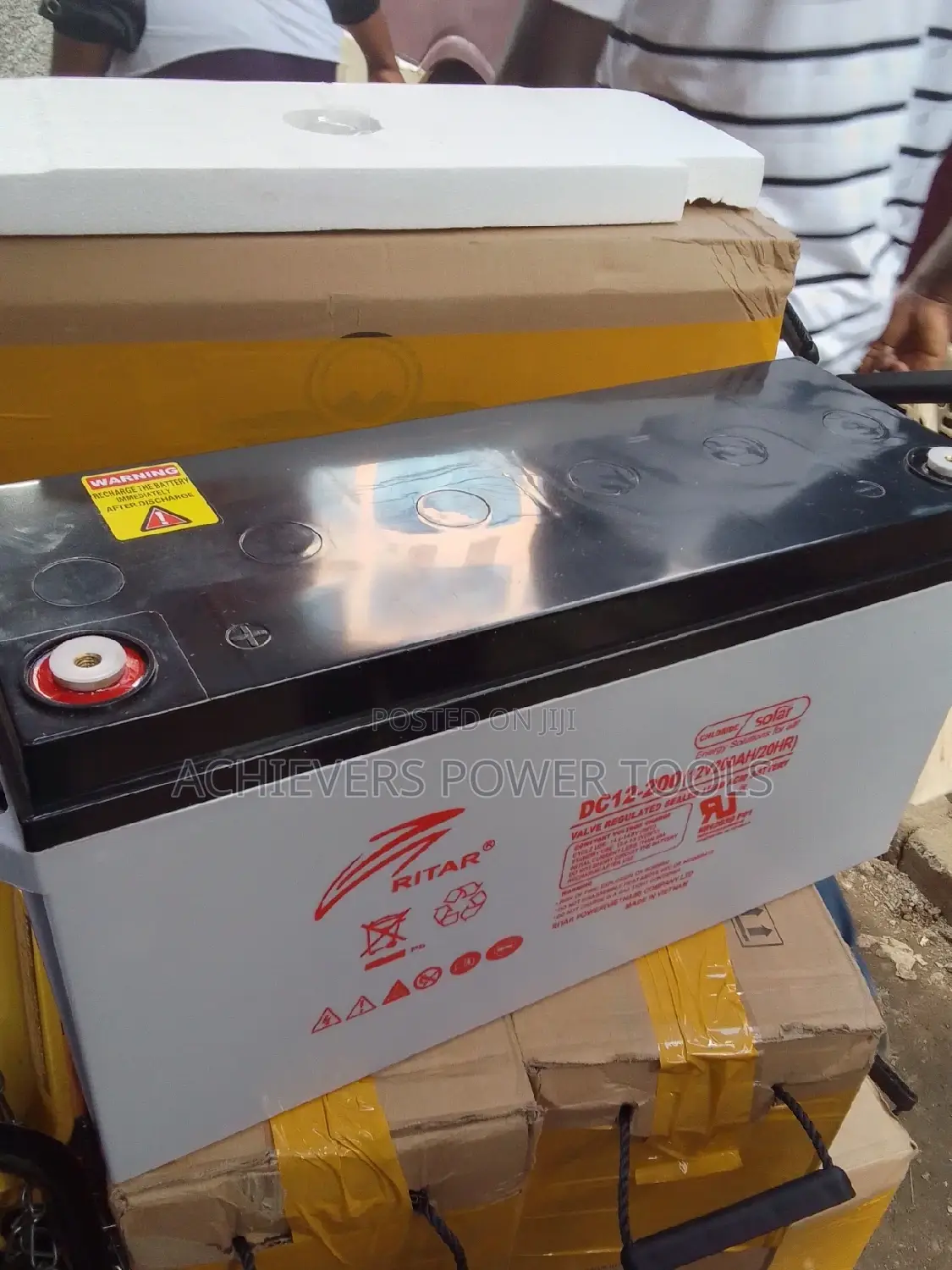 Ritar Solar Battery 12vts 200amps