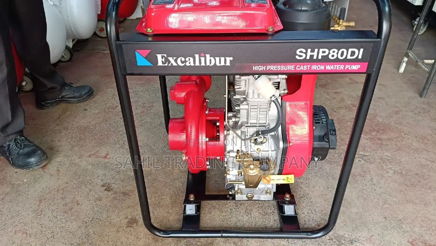 Heavy Duty 3" Diesel High Pressure Water Pump 186f
