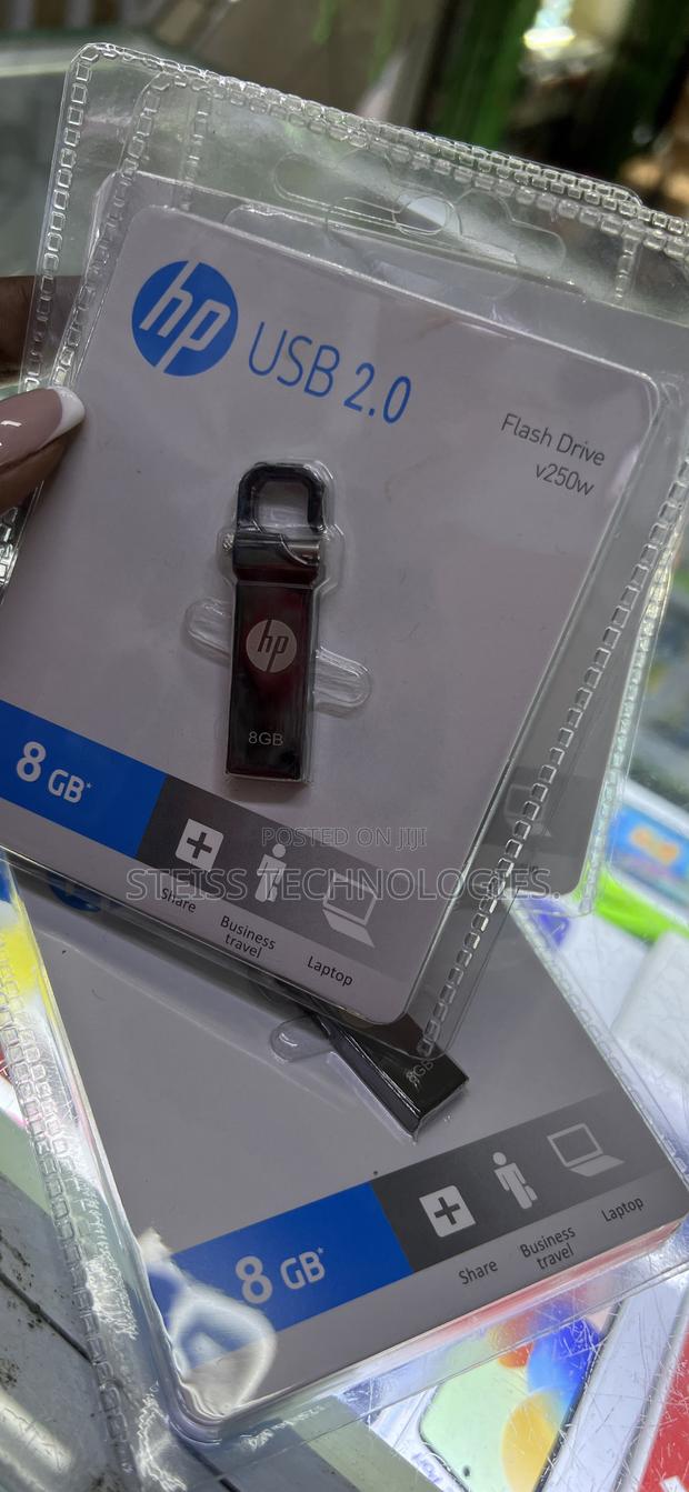 8gb-Hp Metallic Flashdisk. - main view
