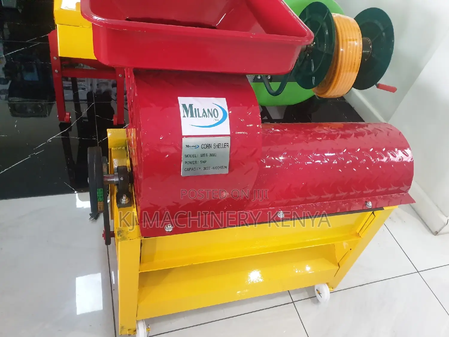 Maize Sheller Electric Powered 5hp Motor