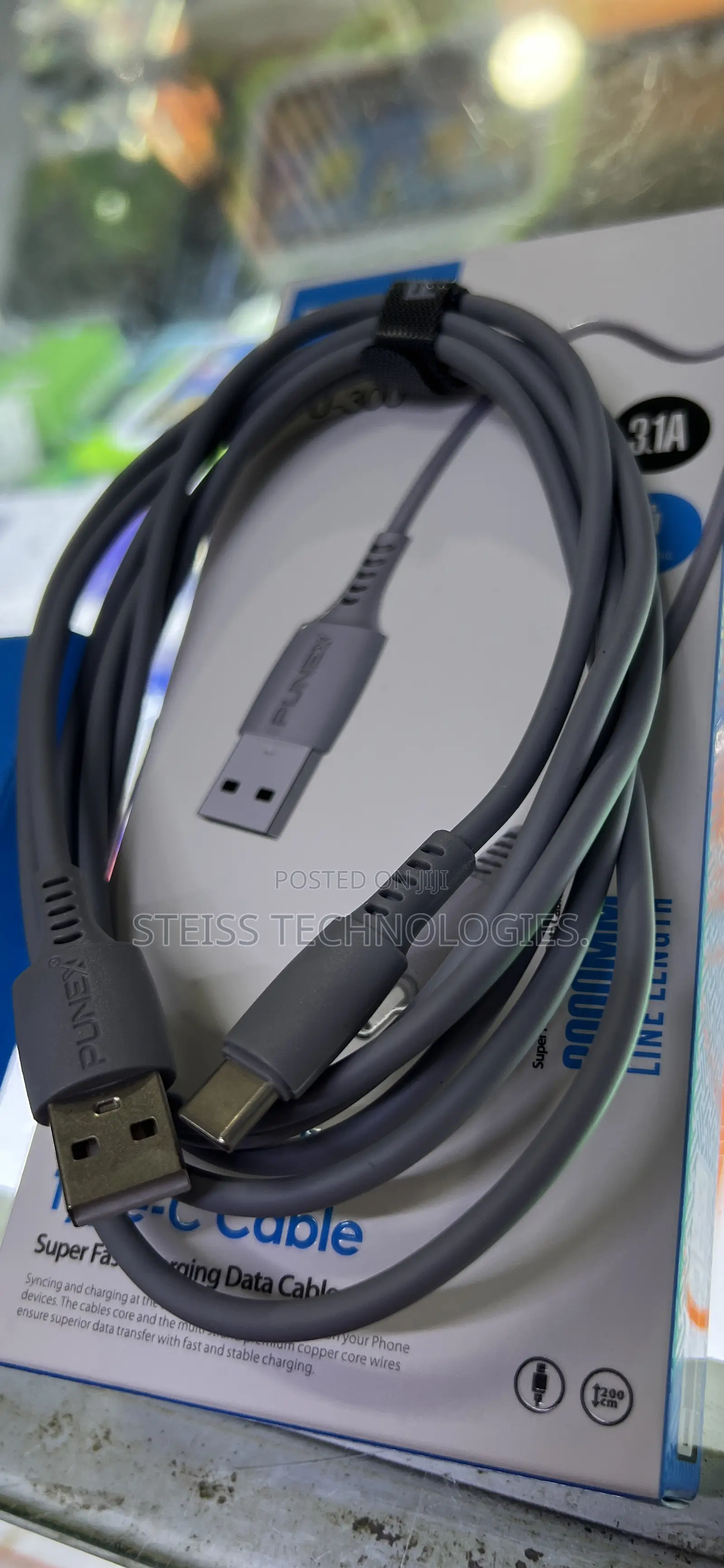 2m Punex Usb to C Fast/Data Cable