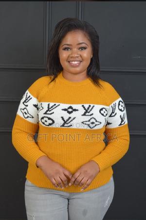 Mustard Free Size Sweater Top for Ladies - thumbnail 2