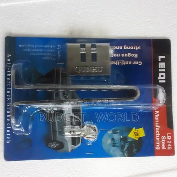 Stainless Steel Clutch Lock Anti-Theft Device 8 Holes Brake*