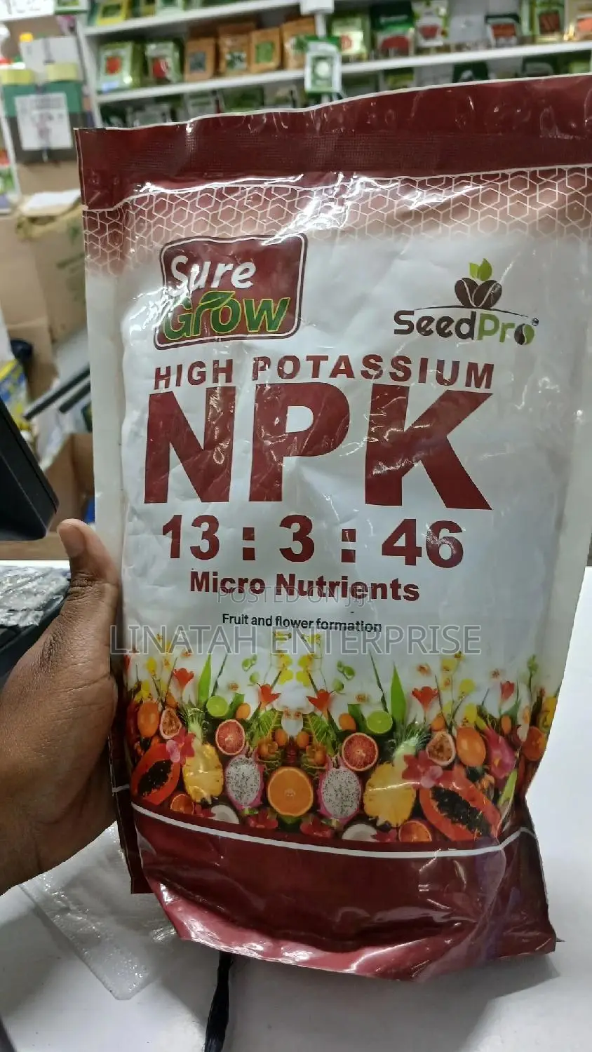 Suregrow High Potassium NPK 13:3:46 1kg