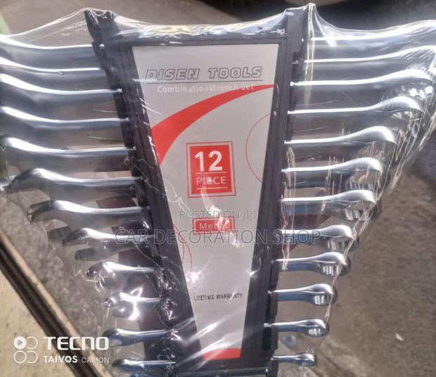 12pc Disen Tools Combination Spanner Set - main view