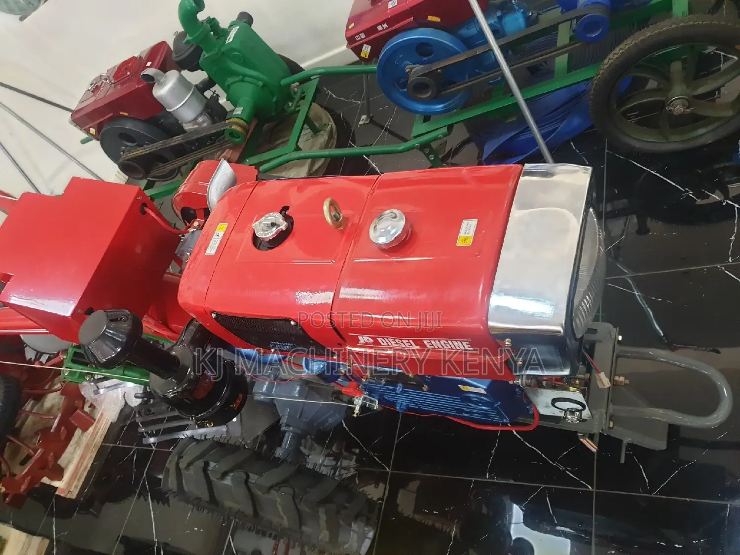 Diesel Walking Tractor With Accessories