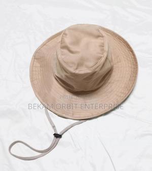 Customized Cotton Beige Safari Hat - main view