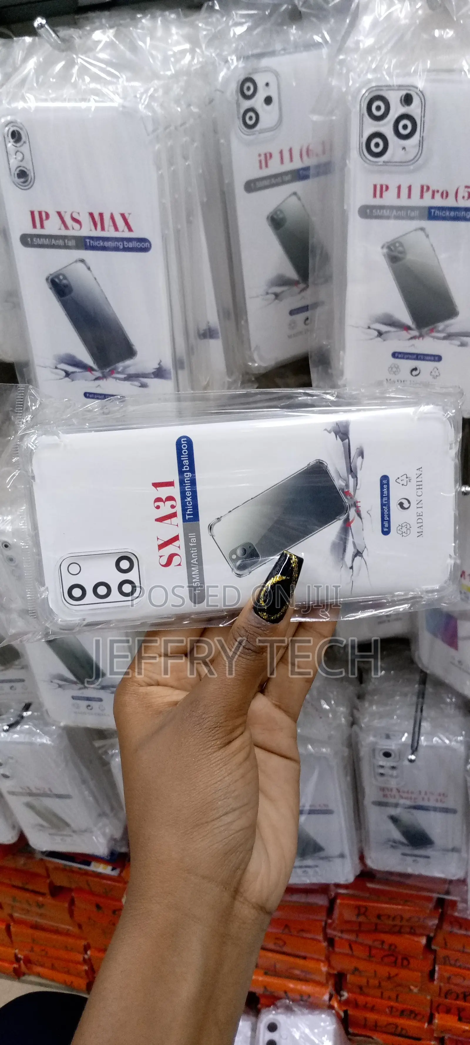 Osophter for Samsung Galaxy A31 Case Clear Transparent