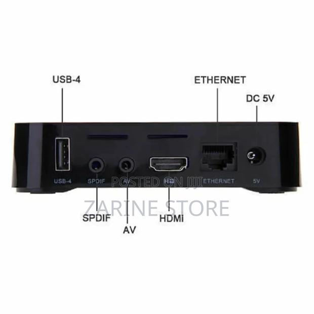 Tv Box Mxqpro5g Android Tv Box With Cables & Remote - thumbnail 2
