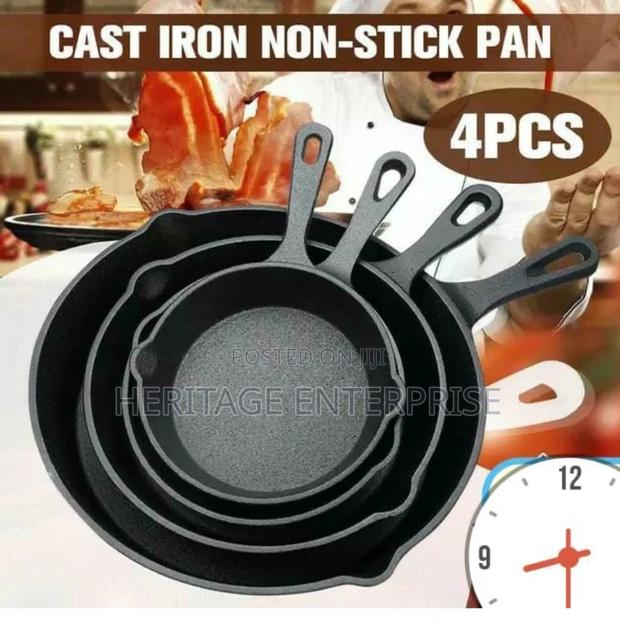 Cast Iron Frying Pan 4pcs - main view