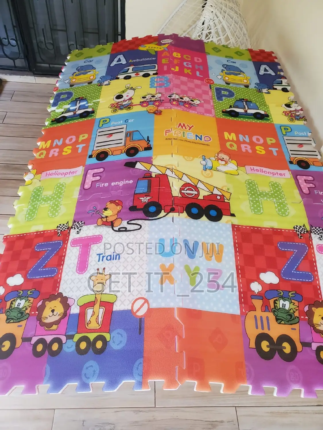 *Alphabet and Puzzle Play Mat