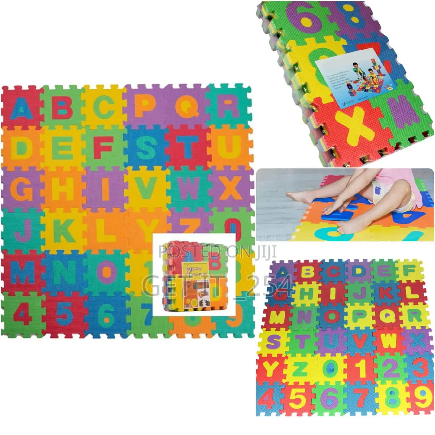 *Alphabet and Puzzle Play Mat