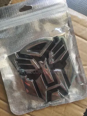 Plastic Transformer Body Badge Stick On