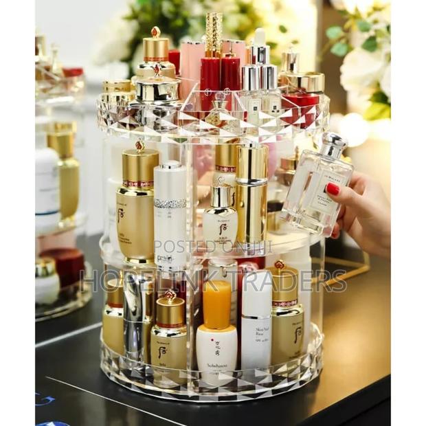 Acrylic Rotating Makeup Organizer - main view