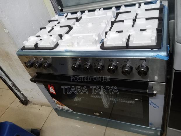 Mika 90cm X 60cm 4G+2E Standing Cooker MST90PU42HI/HC - thumbnail 4