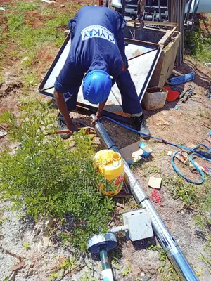 Boreholes Pump Installation Pump Lowering Borehole Equipping