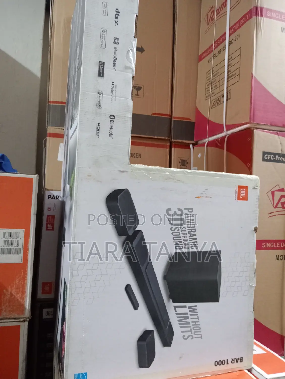 JBL Bar 1000 With Detachable Surround Speakers,