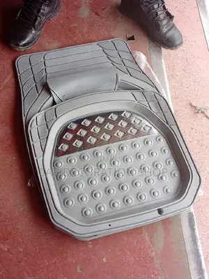 Dotted Nonslip Grey 5pc Mat