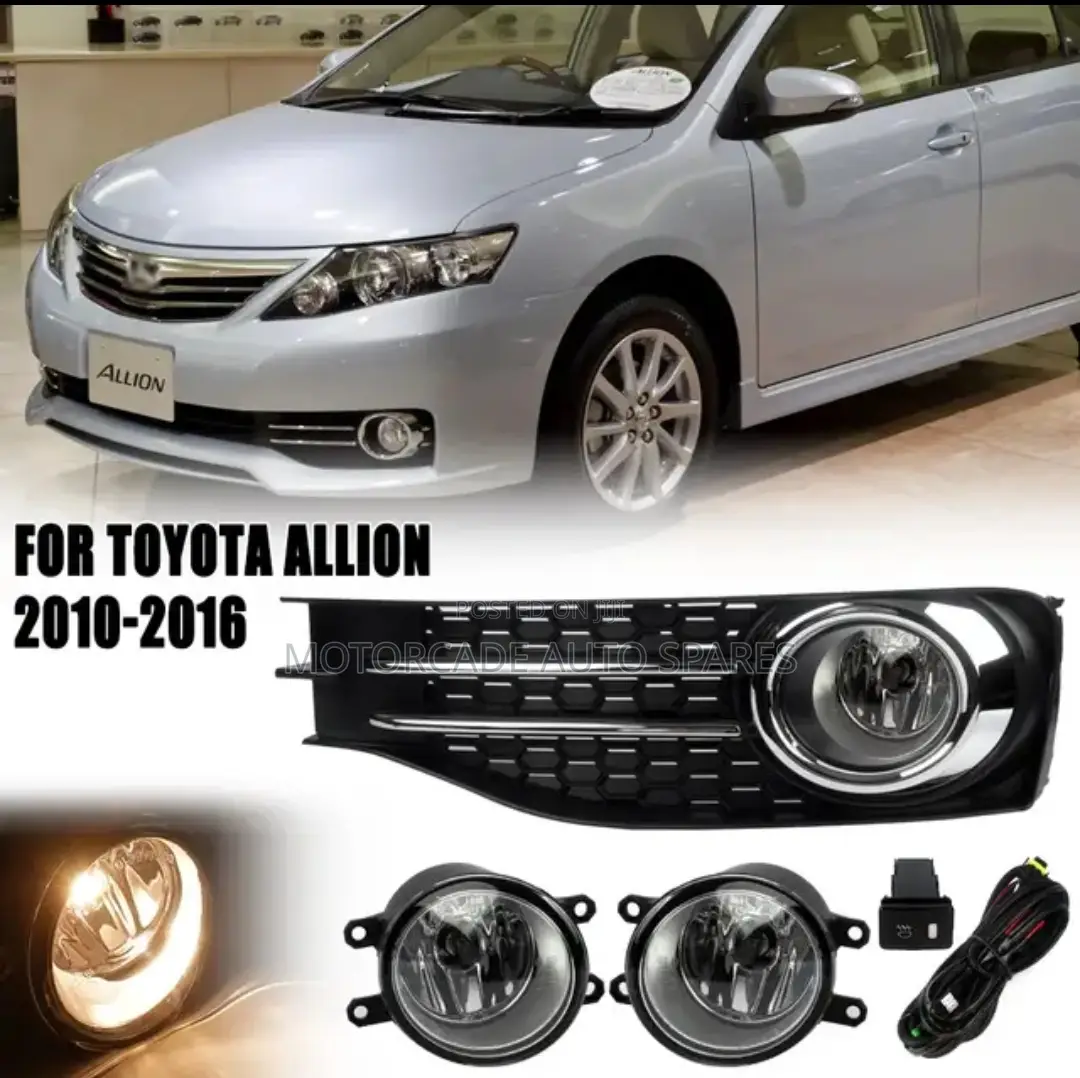 Toyota Allion 2010-2016 Fog Lights Complete