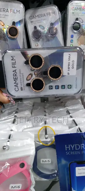 iPhone 14 Pro Max Camera Lens Protector Bling, 9H Tempered