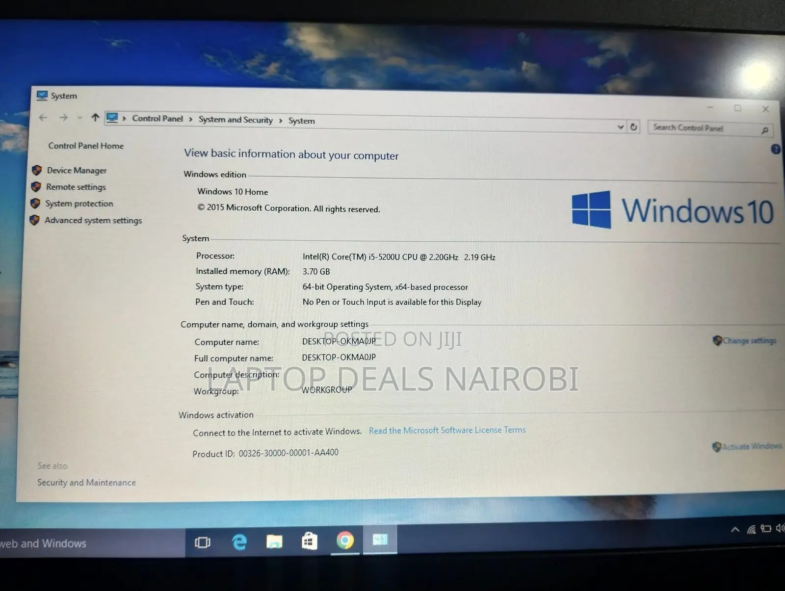 Laptop Lenovo ThinkPad X250 8GB Intel Core I5 HDD 500GB
