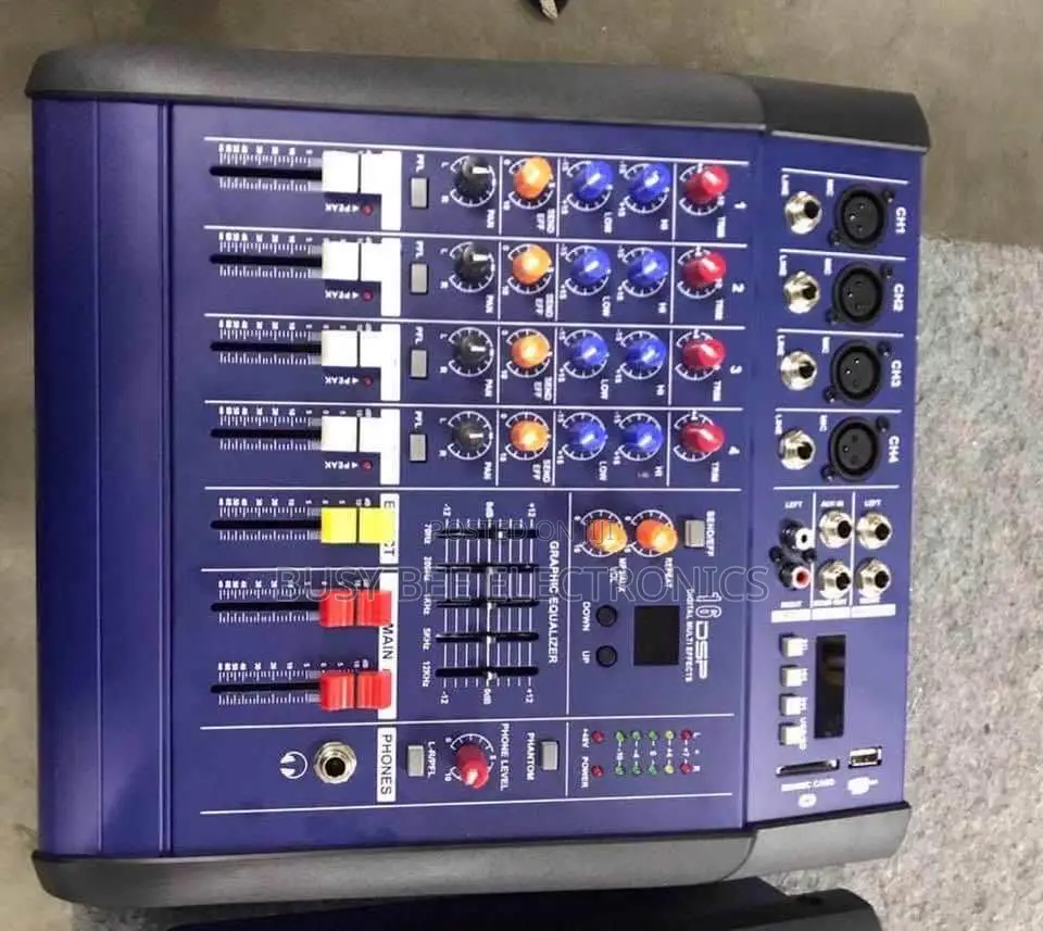 Digital Multii Effect 4. Channel Mixer