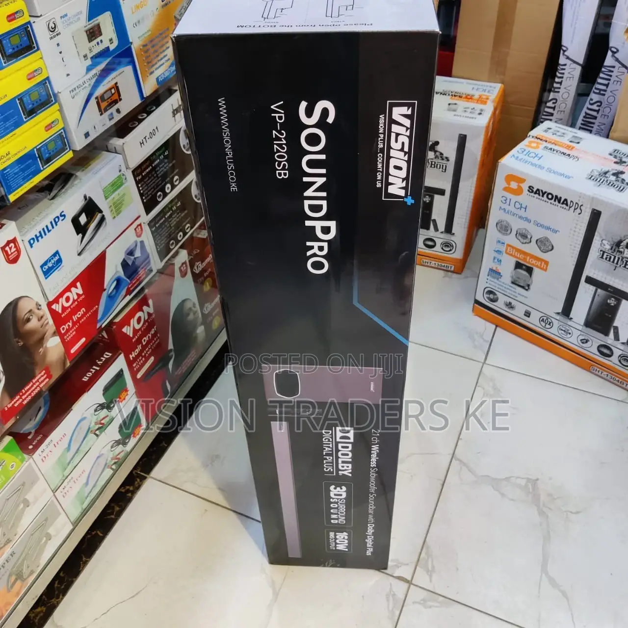 *Vision Vp2120sb 2.1 Sound Bar System