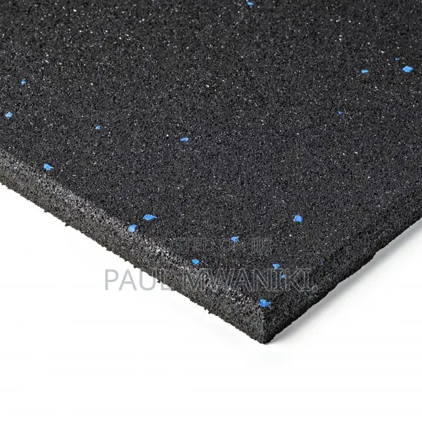 15mm Rubber Gym Flooring -Blue Flecks