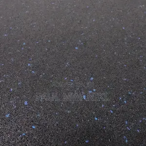 Commercial Rubber Flooring Tile - Blue Fleck,15mm,1mx1m