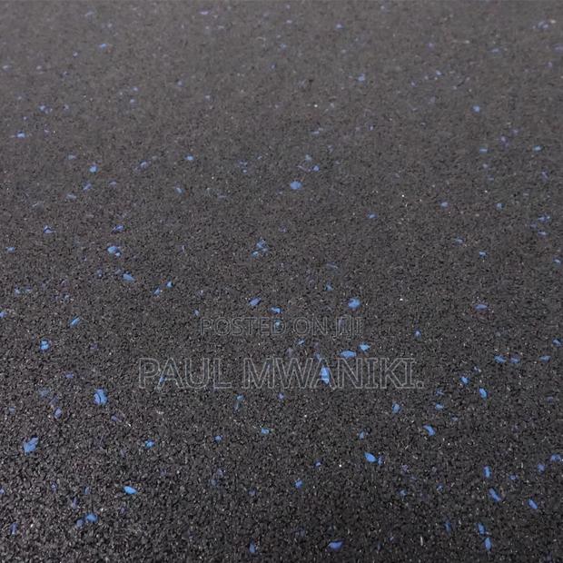 Commercial Rubber Flooring Tile - Blue Fleck,15mm,1mx1m - thumbnail 5