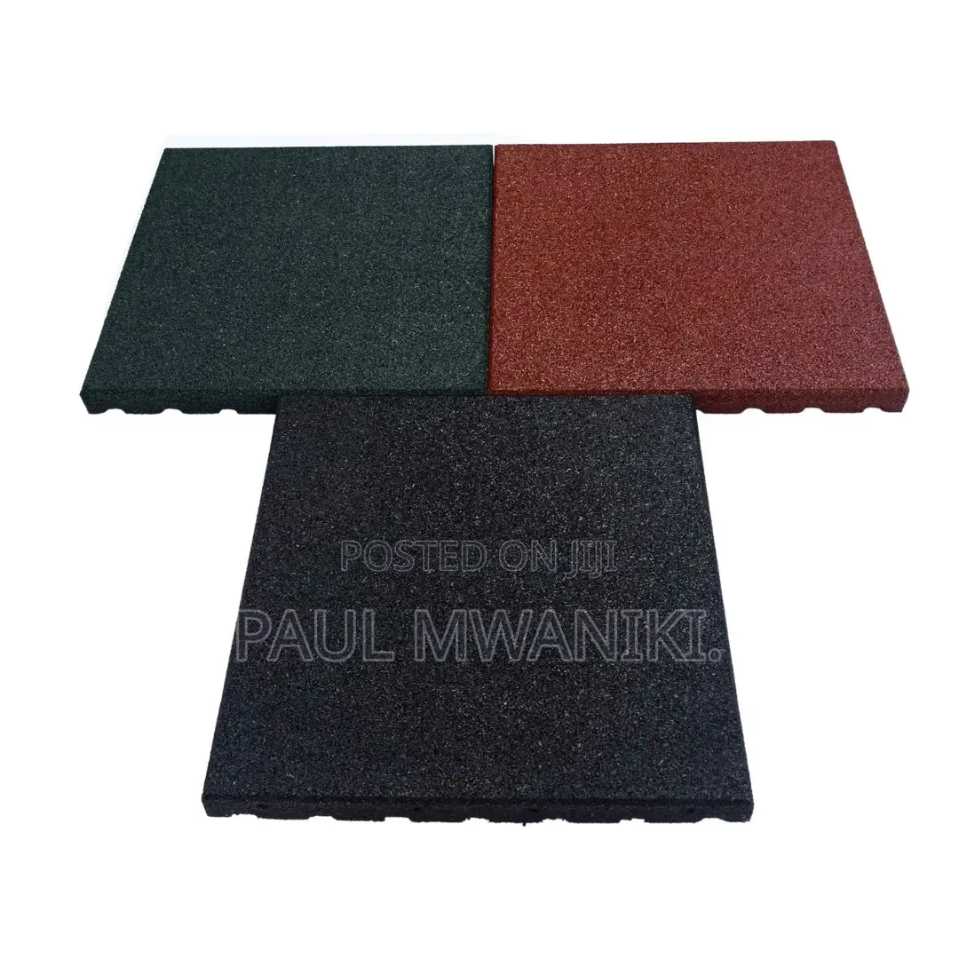 Rubber Gym Mat - 20mm in 3 Colours