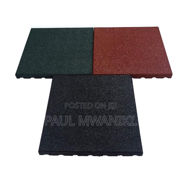 Rubber Gym Mat - 20mm in 3 Colours - thumbnail 2