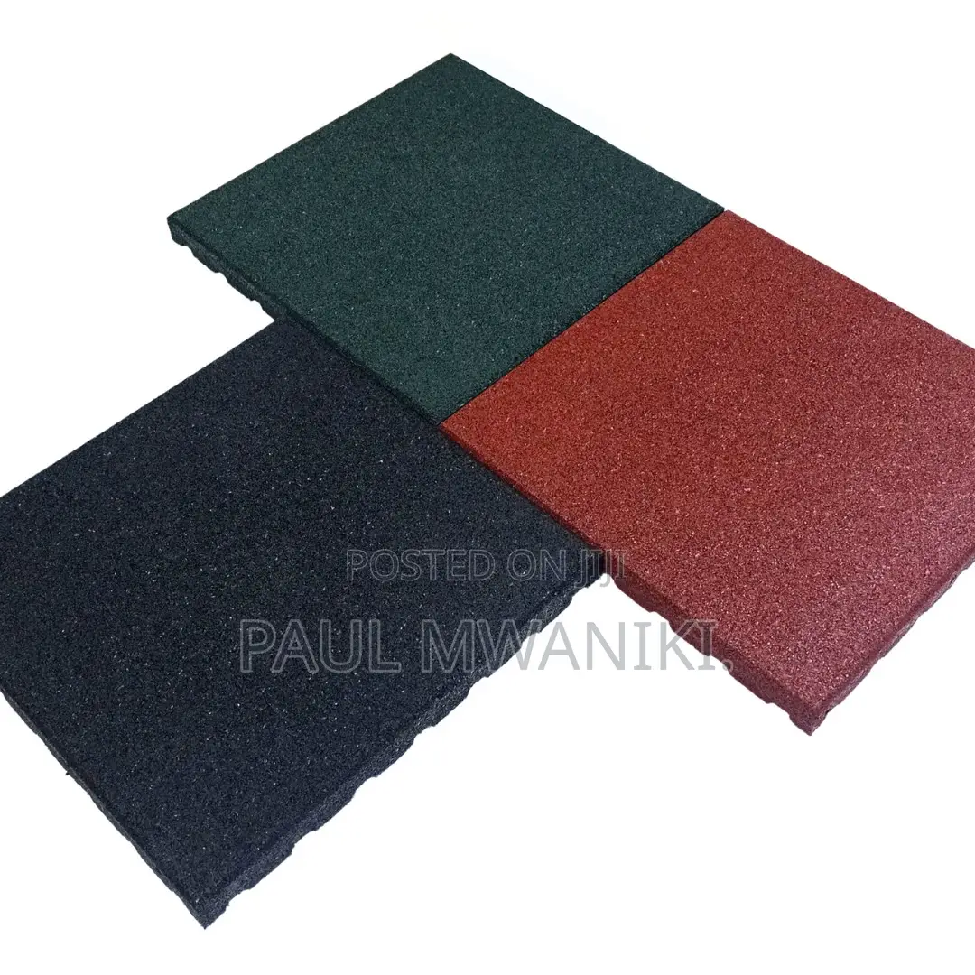 Rubber Gym Mat - 20mm in 3 Colours