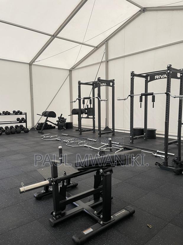 Gym Mats, Black With Blue Fleks - thumbnail 6