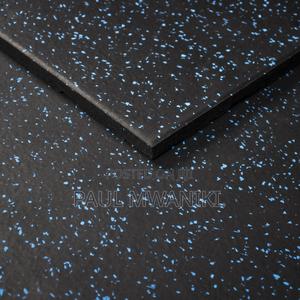 Gym Mats, Black With Blue Fleks - thumbnail 2