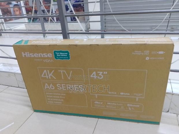 Hisense 43'' A6 Series Smart Uhd HDR Frameless Led Tv