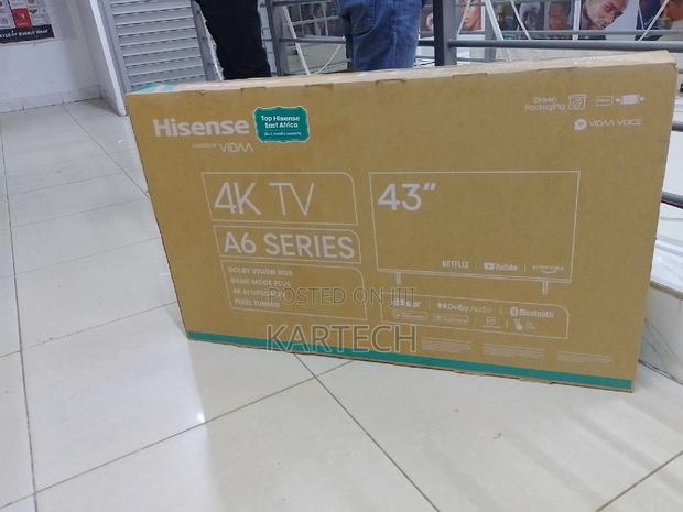 Hisense 43 Inches A6 Series Smart Uhd Frameless Tv