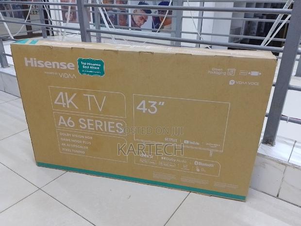 Hisense 43 Inches A6 Series Smart Uhd Frameless Tv - thumbnail 2