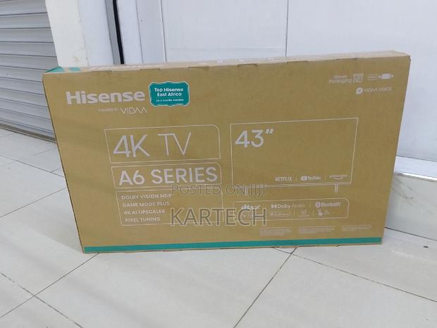 Hisense 43 Inches Smart Uhd Frameless Tv A6 Series - thumbnail 3
