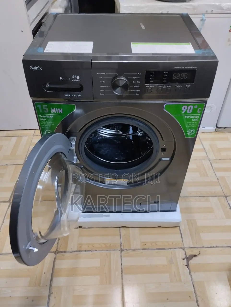 Syinix Front Load Washing Machine -8kg