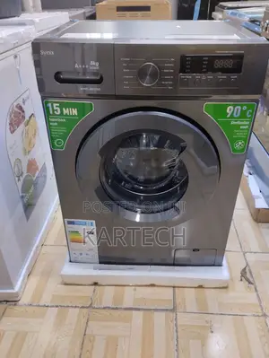 Syinix Front Load Washing Machine 8 Kg (Silver)
