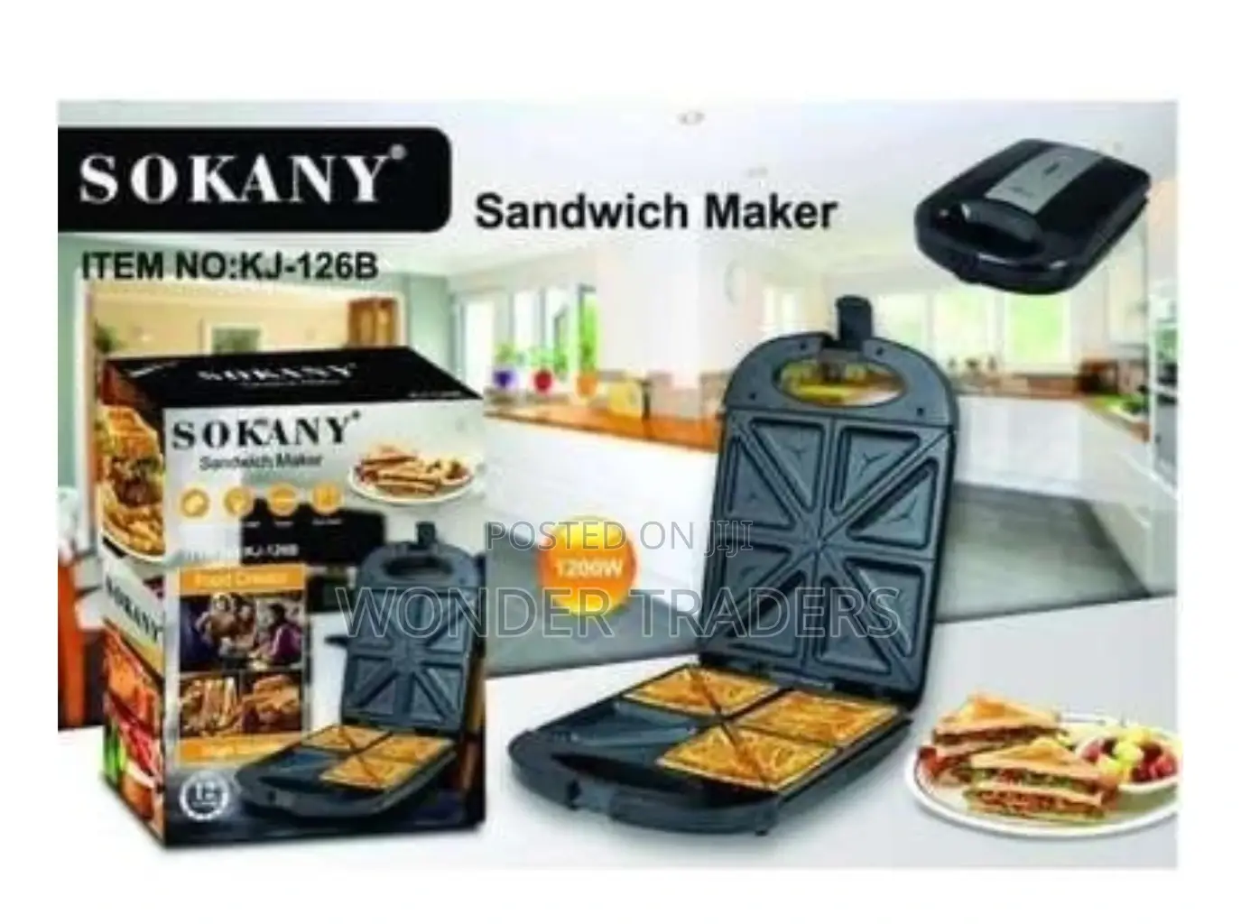 Sokany 4slice Sandwich Maker