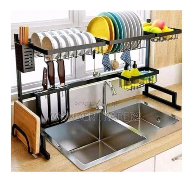 Over the Sink Dish Rack Ligit Size - main view